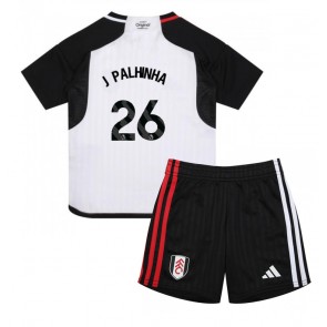 Fulham Joao Palhinha #26 Hemmaställ Barn 2023-24 Kortärmad (+ Korta byxor)